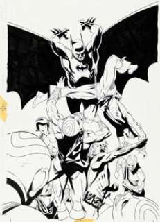 Rodolfo Damaggio and Robert Campanella Green Arrow #134 Cover Original Art (DC, 1998).