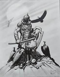 Sean Patty - Death Dealer - Death Dealer - Page volante - Exemplaire unique (2011)