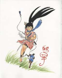 Sanpei Shirato’s Hand-Drawn Color Illustration "Kamui Gaiden" Kamui | Mandarake (Big Web)