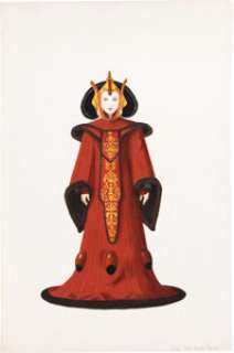 Star Wars: Episode I: Queen Amidala Paper Doll Book (Random House, 1999). (9) Joyce Patti Original Artworks. (Total: 10 Items) | Heritage