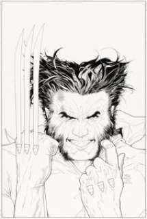Steve McNiven and Mark Morales Wizard: The Comics Magazine #157 Frank Miller Wolverine #1 Homage Cover Original Art (Wizard, 2004).