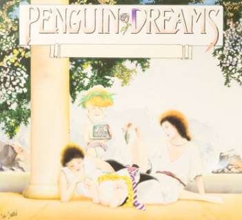 Berke Breathed Bloom County: Penguin Dreams and Stranger Things Trade Paperback Cover Painting Original Art (Little Brown, 1985).