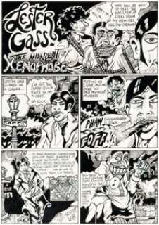 S. Clay Wilson 2. #2 Complete 4-Page Story Original Art (Keith Green, 1976). (Total: 4 Original Art)