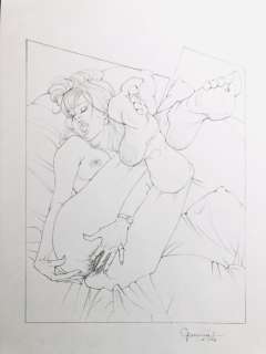 Giovanna Casotto | Giovanna Casotto - Illustrazione originale a matita #4 | Catawiki