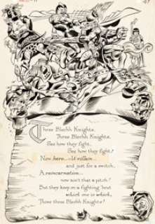 Marie Severin Not Brand Echh #11 Splash Page 3 Original Art (Marvel, 1968).