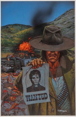 Glenn Fabry Preacher #2 Cover Painting Original Art (DC/Vertigo, 1995). | Heritage