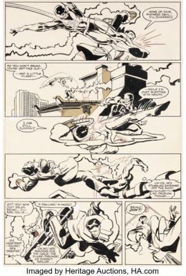 Frank Miller and Klaus Janson Daredevil #170 Story Page 13 Original Art (Marvel, 1981). | Heritage