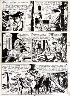 Ticci, Giovanni | Ticci, Giovanni - tavola originale Tex | Catawiki