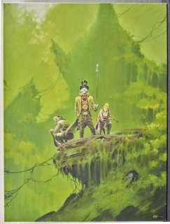 Olivier Boiscommun - Peinture pour le dos de couverture - Le Règne