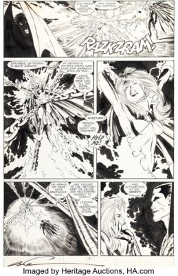 Marc Silvestri and Dan Green The Uncanny X-Men #241 "Inferno" Goblin Queen and Mister Sinister Story Page 3 Original Art (Marvel, 1989). | Heritage