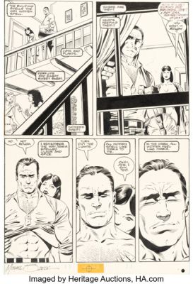 Mike Zeck and John Beatty Epic Graphic Novel: The Punisher -- Return to Big Nothing Story Page 26 Original Art (Marvel/Epic, 1989). | Heritage