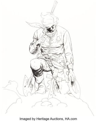 Darwyn Cooke Jonah Hex #50 Cover Original Art (DC, 2010). | Heritage