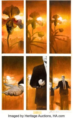 Dave McKean Black Orchid #1 Story Page 1 Original Art (DC, 1988).