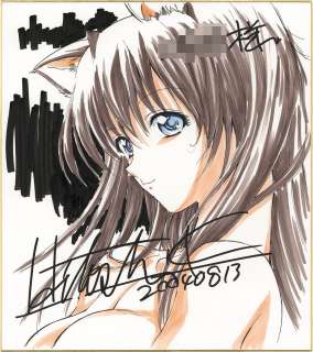 Hitoshi Kino Hand-Drawn Color Shikishi | Mandarake (Big Web)
