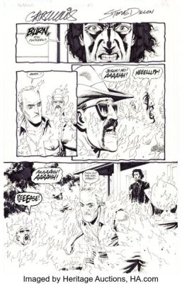 Steve Dillon Preacher #12 Story Page 5 Original Art (DC/Vertigo, 1996). | Heritage