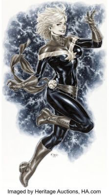 Mark Brooks Captain Marvel #1 Variant Cover Original Art (Marvel, 2019). | Heritage