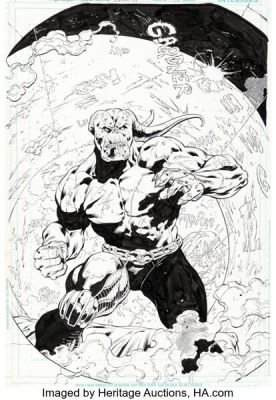 Scott Hanna and Cafu Green Lantern Corps #13 Splash Page 5 Original Art (DC, 2011).