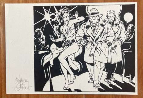 Danker Jan Oreel | De avonturen van Hel - Originele tekening uit de koffers van Raz Fadraz + SC met tekening + De Sibylle-codex - (2012/2015) | Catawiki