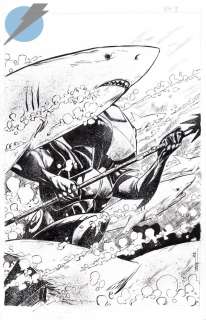 Sanford Greene - black manta issue 3 page cover