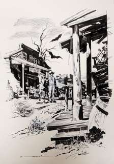 Muzzi, Virgilio | Muzzi, Virgilio - Illustrazione originale - "Cavalcando con Tex" n. 5 - (1998) | Catawiki