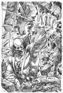 Alan Patrick | Alan Patrick Pencil Pinup Iron Fist | JadeGiant Comic Art