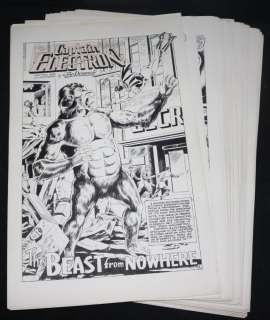 Jay Disbrow - Captain Electron ‘The Beat From Nowhere‘ Complete 32 Page Story - La - Done in the 1940S Style - 1986