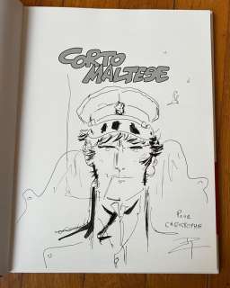 Pellejero / Diaz Canales | Corto Maltese T13 - Sous le soleil de Minuit + dédicace - C + bandeau - EO - (2015) | Catawiki