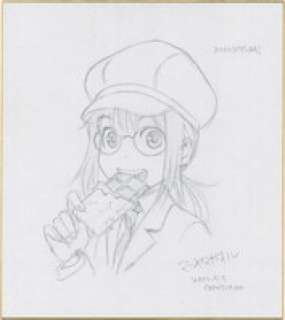 Kaoru Maruyama Hand-Drawn Shikishi "Totoko the Crime Reporter" | Mandarake (Big Web)