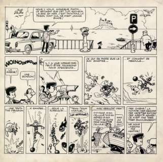 Greg | Greg - Planche originale - Luc Junior - Le Cirque - (1963) | Catawiki