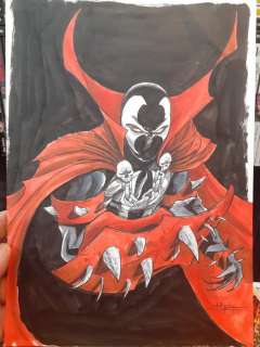 Marco Itri - | Spawn - llustrazione originale di Marco Itri - Page volante - EO - (2023) | Catawiki