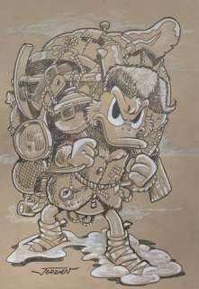 Jordan, Julian - 1 Croquis au crayon - Scrooge McDuck - "The Explorer" | Catawiki