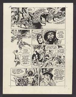 TARZAN AND THE BEAST MASTER Interior Page | ComicConnect