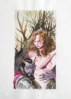 Nicola Mari - Original illustration cm. 25x35. Signed. Mint