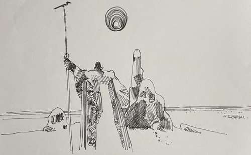 Toppi, Sergio - 1 Original drawing - Indiano | Catawiki