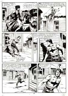 Donatelli, Franco - 5 Original page - Zagor #127 - "La fossa della morte" - 1975 | Catawiki