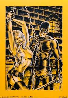 Nik Guerra - 2 Original colour page - Il Giallo del fumetto Nero - “Sadik” tavola n. 14 e tavola n. 15 - 2023 | Catawiki