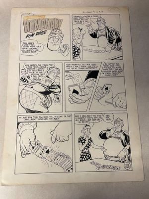 HUMPHREY #19 original comic art 1 PAGE STORY 1951 CARD TRICKS PRUNEY PENNYWORTH | eBay US (Buy It Now)