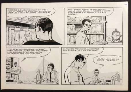 Breccia, Alberto - 1 Original page - Sherlock Time - 1960 | Catawiki