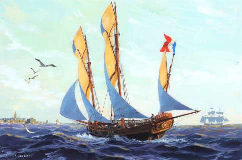 Joubert | Illustration Ã  la gouache pour la couverture de… | Millon