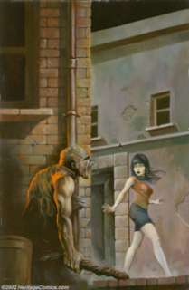 Ken Kelly - Original Cover Art for Vampirella #6 (Warren, 1970). One of the most popular horror magazines to - | Heritage