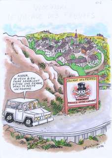 Georges Wolinski (1934-2015) - Le village des femmes