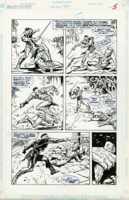 Esteban Maroto | The Atlantis Chronicles n.7 p.5 (DC) | Pop Art Collector