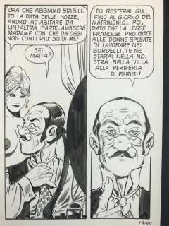 Frollo, Leone - 1 Original page - Madame Con - La millesima volta - 1986 | Catawiki
