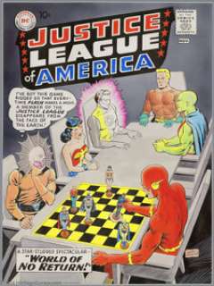 Murphy Anderson - Original Art Cover Recreation for Justice League of America #1 (1996). The ultimate DC Team-up - | Heritage