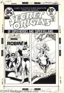 Nick Cardy - Secret Origins #7 Cover Original Art (DC, 1974). One of the most fondly-remembered aspects of the - | Heritage