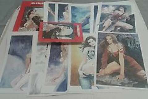 Milo Manara - 1 portefeuille - Camera Light - 24x grafiche con timbro a secco | Catawiki