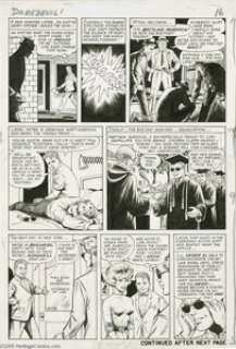 Bill Everett - Daredevil #1, page 13 Original Art (Marvel, 1964). Events moved fast in the fabulous first issue of - | Heritage
