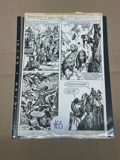 John BUSCEMA. « Savage Sword ». Encre de Chine et lavis pour la… | misc / divers