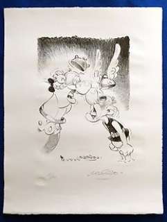 Uderzo, Albert - 1 Lithograph - Asterix - La dispute - 2001 | Catawiki