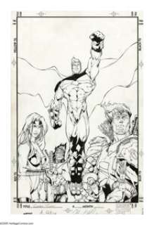 Adam Pollina and Jonathan Sibal - Combo Magazine Cover Original Art (undated). Best known for his work on Marvel -